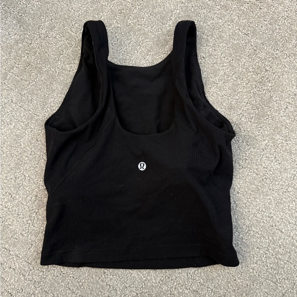 lululemon athletica Black Ribbed Tank Top - Picture 3 of 4